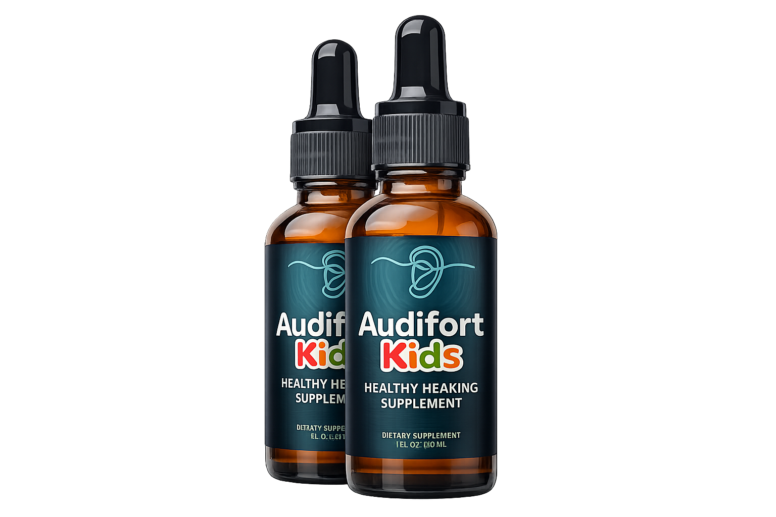 AudiFort Kids - 2 Bottles (60 Capsules Each)